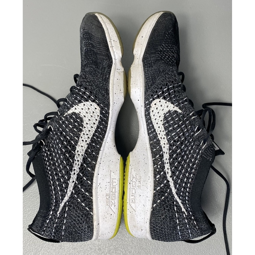 Nike Flyknit Zoom Agility Womens Running Shoes Sneaker Size 9.5 Black 698616-001 - Picture 7 of 13